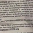 Residents in West Sacramento, California reported a man leaving a bizarre flyer on their doors. The flyer says that “lesbian sexual activity” causes cancer. The single page, double-sided flyer, titled […]