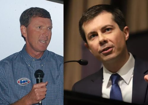 Bob Vander Plaats and Pete Buttigieg