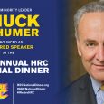 Today, HRC announced that Senate Minority Leader Chuck Schumer (D-NY) will deliver remarks at the organization’s 23rd annual HRC National Dinner in Washington, D.C., this Saturday, September 28. Schumer will […]