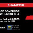 Today, HRC condemned Tennessee Governor Bill Lee for signing HB 836, a bill that would allow child welfare organizations — including taxpayer-funded adoption and foster care agencies — to turn […]