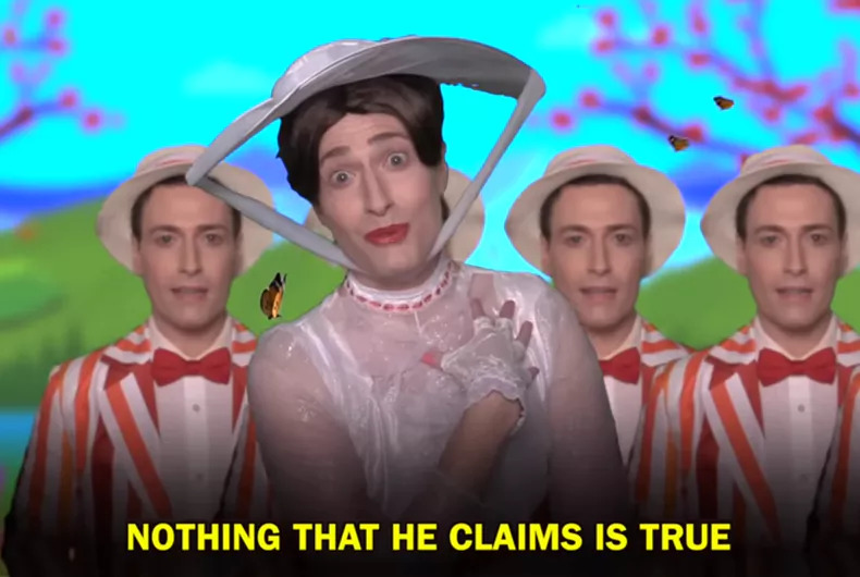 Randy Rainbow skewers Santos in latest parody video